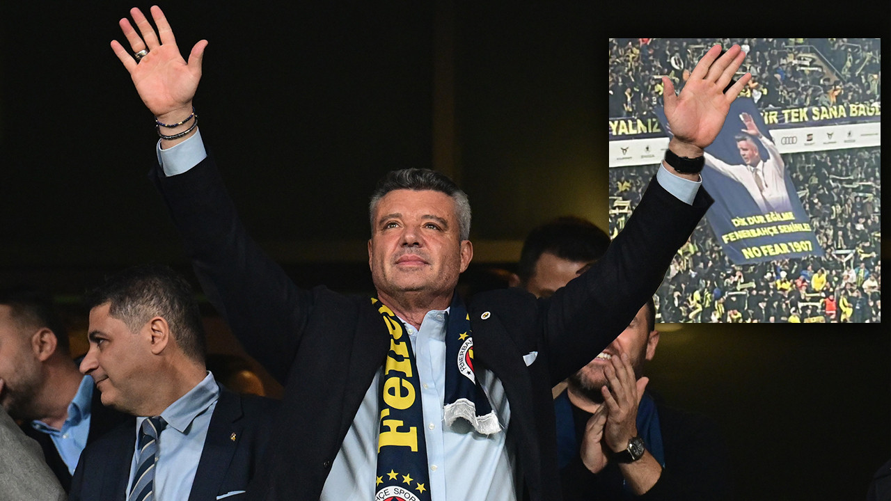 Kadıköy'de Sadettin Saran için özel pankart