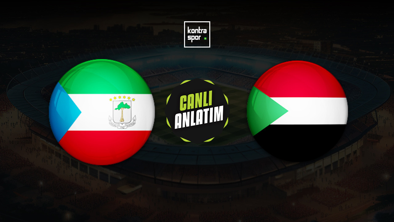 CANLI ANLATIM | Ekvator Ginesi - Sudan maçı canlı skor ve maç özeti (Afrika Uluslar Kupası)