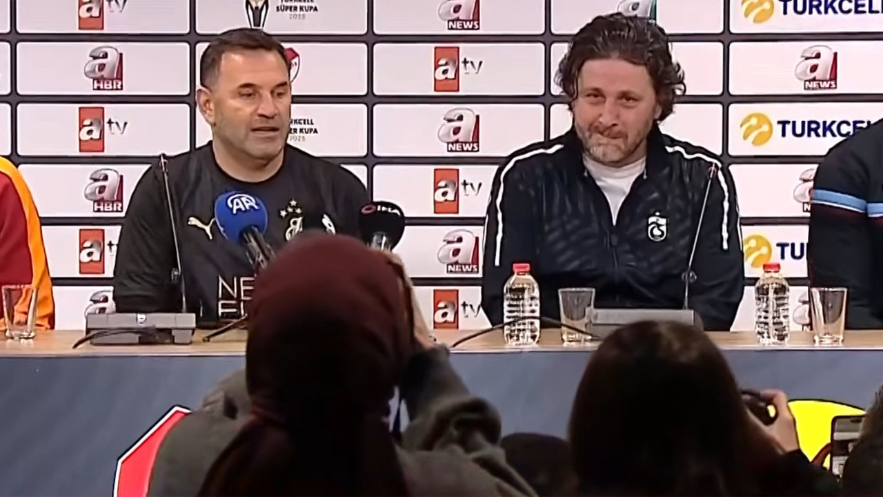 Okan Buruk ve Fatih Tekke, ortak basın toplantısı düzenledi