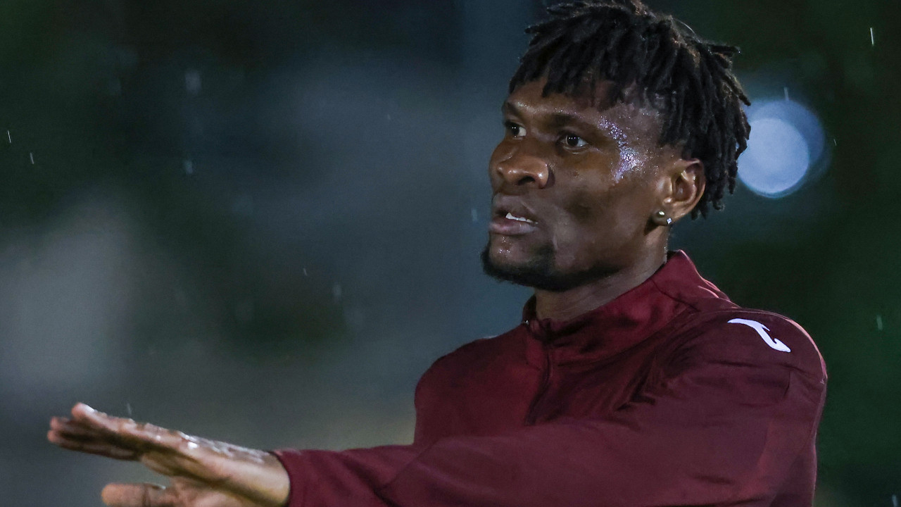 Chibuike Nwaiwu, Trabzonspor'daki ilk antrenmanına…