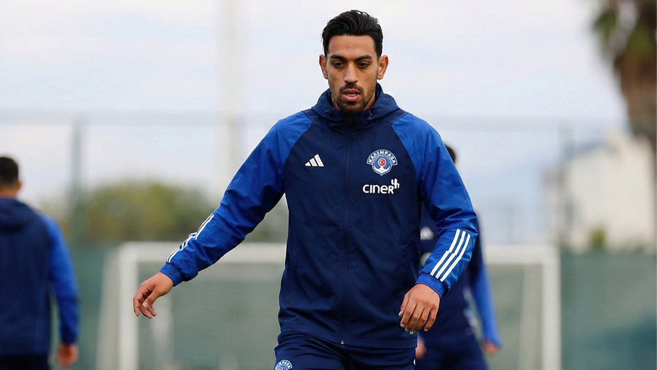 Fenerbahçe'den ayrılan İrfan Can Kahveci ayağının tozuyla Kasımpaşa antrenmanına katıldı