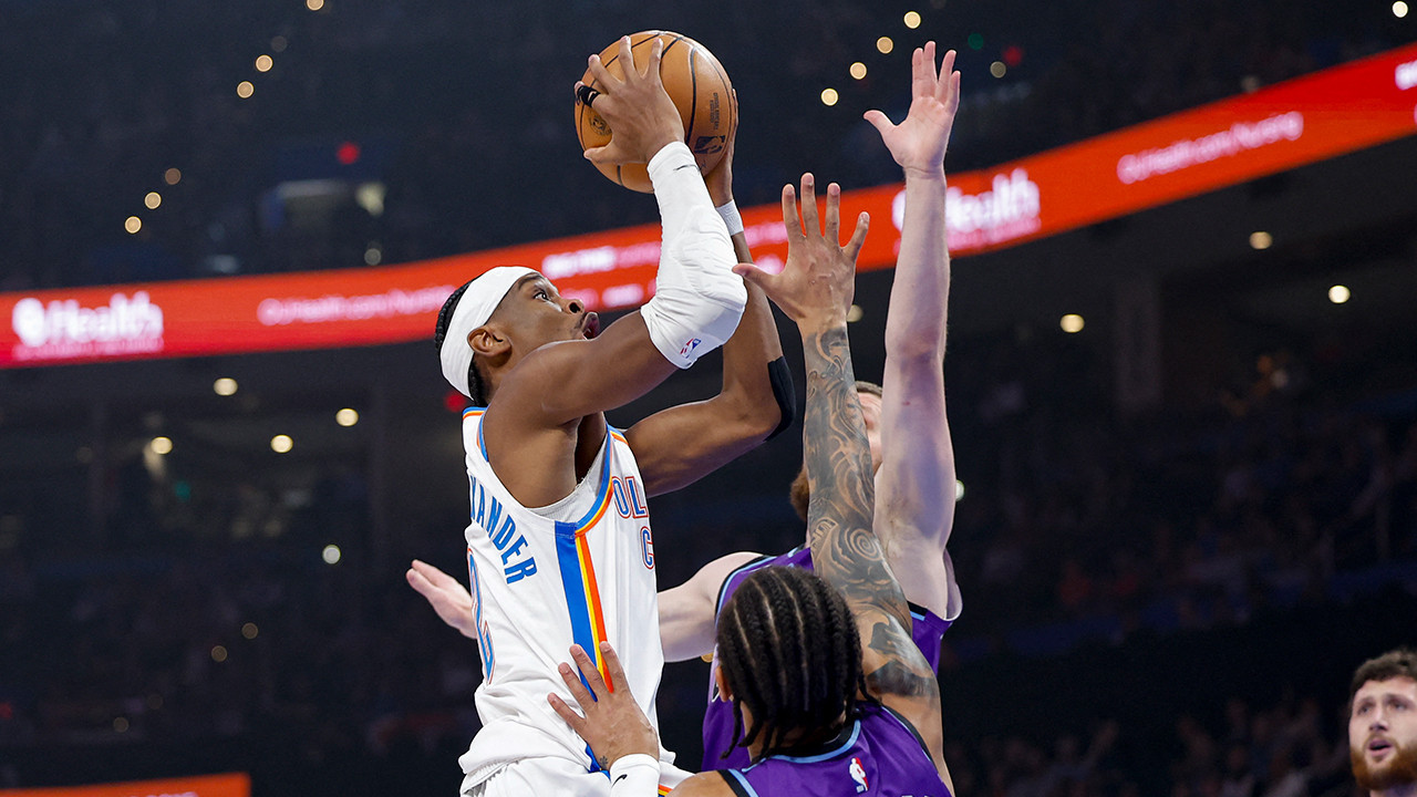 SGA'nın 46 attığı maçta Thunder, Jazz'ı uzatmada devirdi