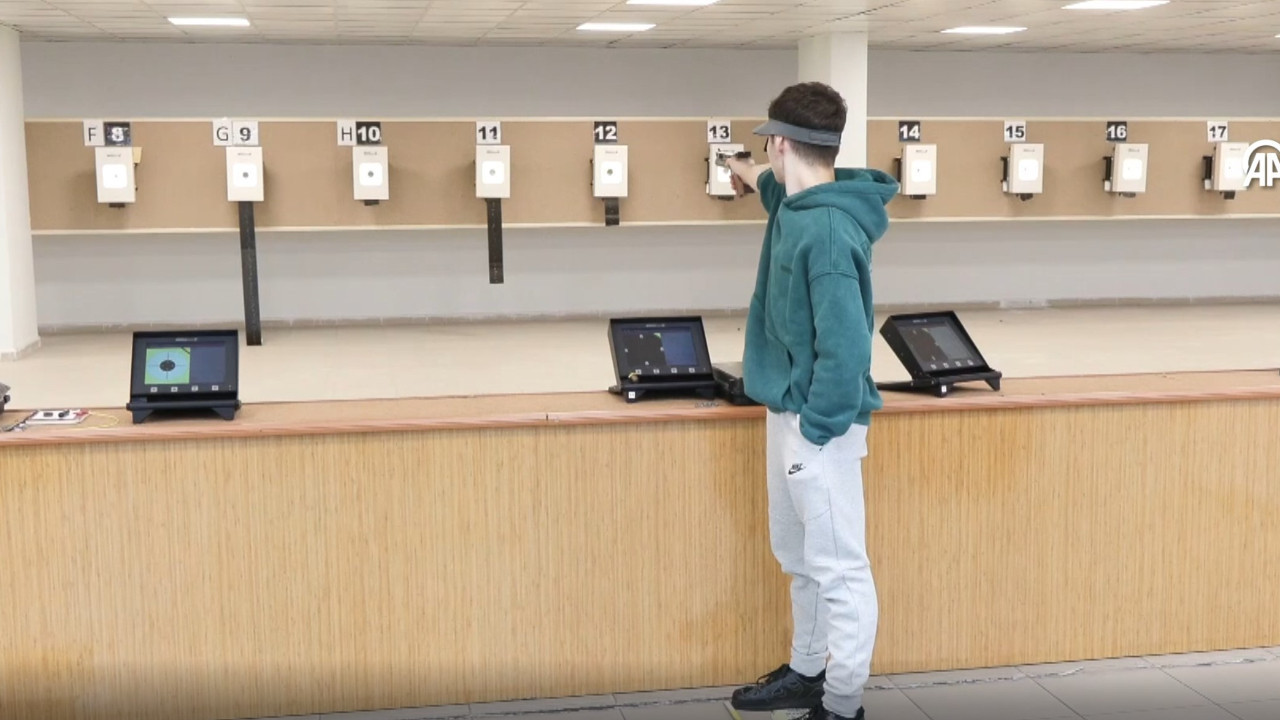 Avrupa Şampiyonası'na hazırlanan milli atıcı Eren Kalfa'nın hedefi olimpiyat