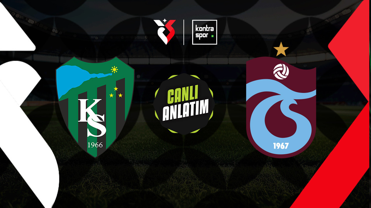 CANLI ANLATIM | Kocaelispor - Trabzonspor maçı canlı skor ve maç özeti (Trendyol Süper Lig)