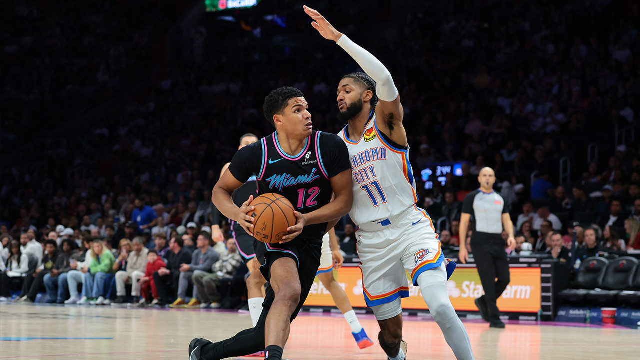 NBA'de Miami Heat, Oklahoma City Thunder'ın 5 maçlık galibiyet serisini bitirdi