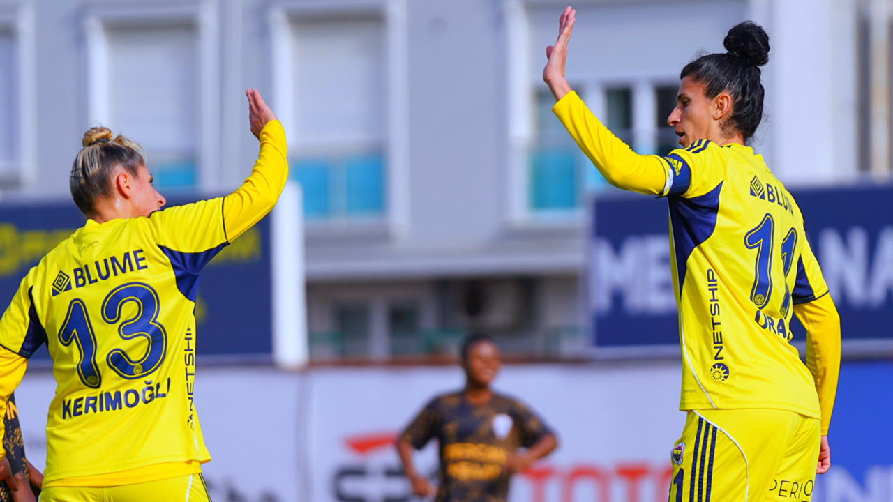 Fenerbahçe arsaVev Kadın Futbol Takımı'ndan 18 gollü galibiyet