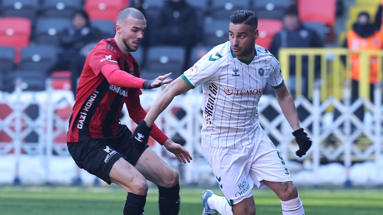 MAÇ SONUCU | Gaziantep FK-Konyaspor: 1-1 (Trendyol Süper Lig)