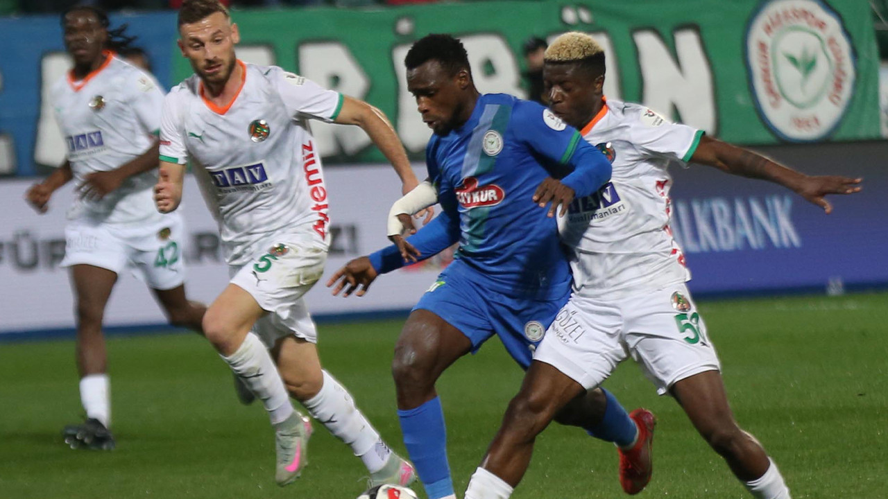 MAÇ SONUCU | Çaykur Rizespor ile Alanyaspor yenişemedi