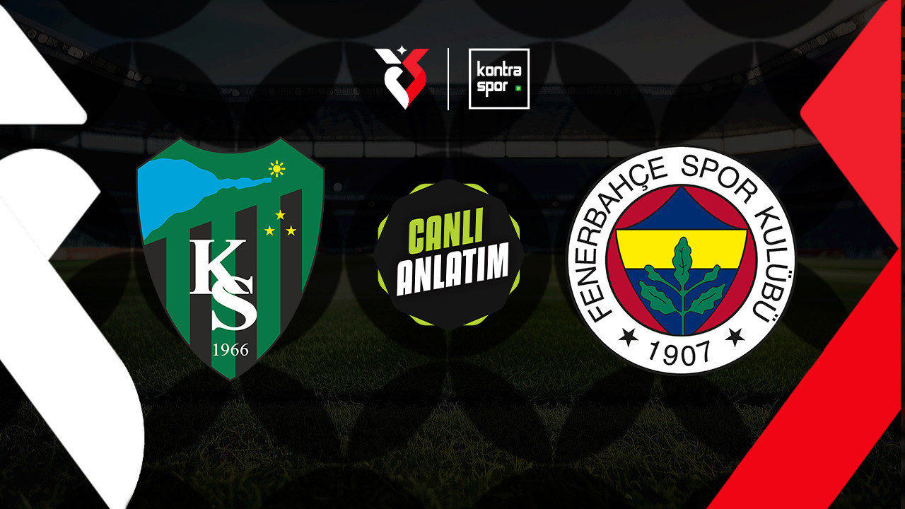 CANLI ANLATIM | Kocaelispor - Fenerbahçe maçı canlı skor ve maç özeti (Trendyol Süper Lig)