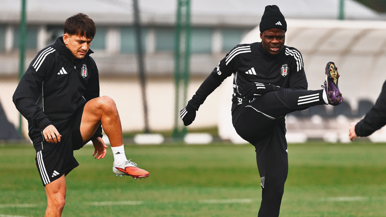 Beşiktaş'ın Kocaelispor maçı hazırlıkları tamamlandı! Junior Olaitan ilk antrenmanına çıktı