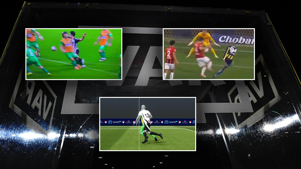 Süper Lig'de 21. haftanın VAR kayıtları açıklandı! Beşiktaş ve Fenerbahçe'nin penaltısı...