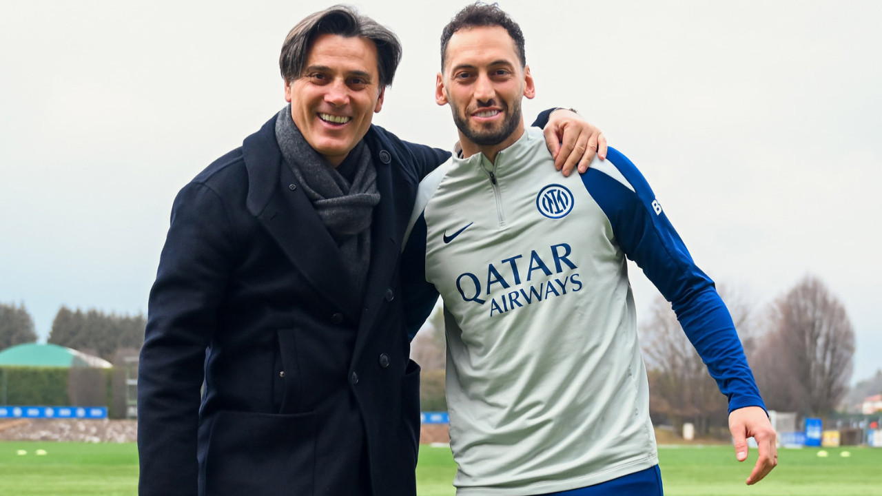 Vincenzo Montella'dan Inter'e ziyaret