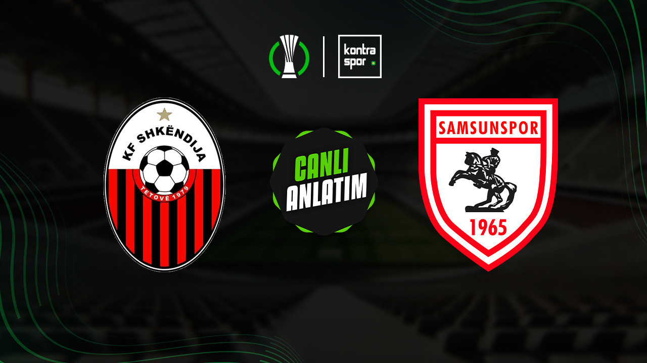 CANLI ANLATIM | FK Shkendija - Samsunspor maçı canlı skor ve maç özeti (UEFA Avrupa Ligi)