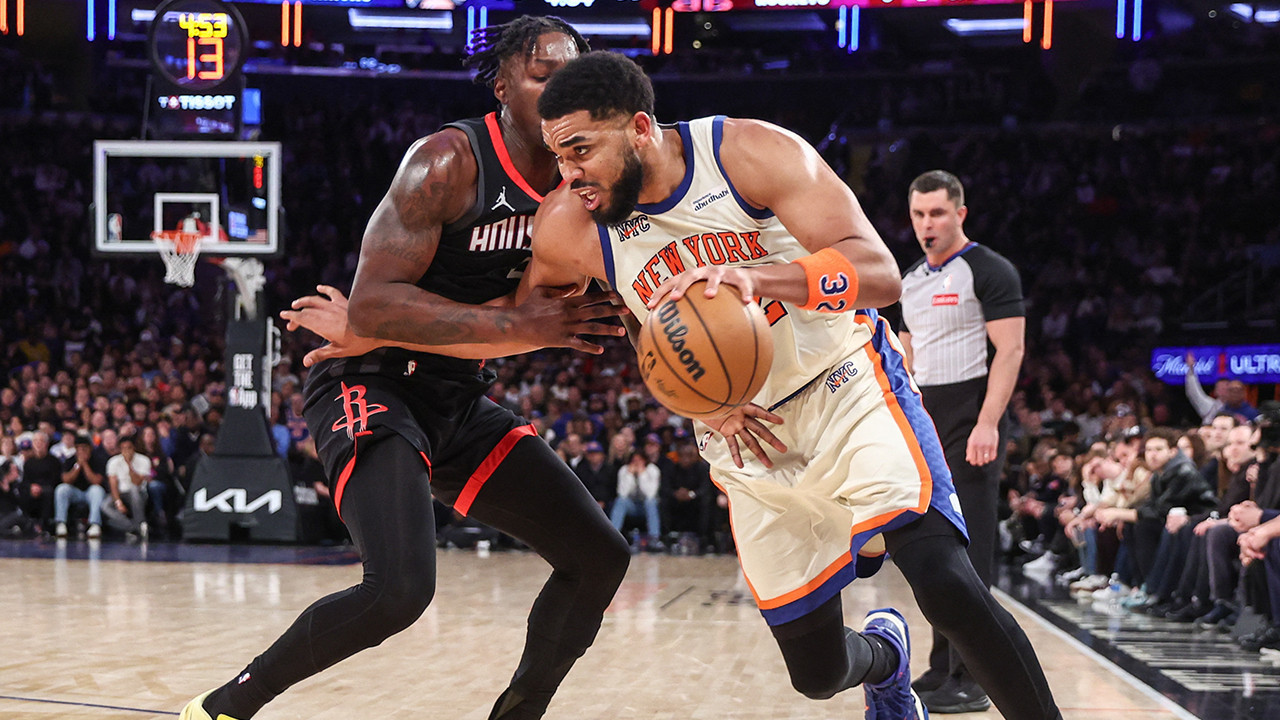 NBA'de Knicks, son çeyrekte 18 sayı geriden gelerek Rockest'ı mağlup etti