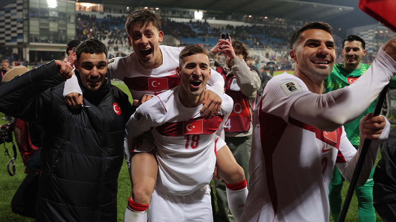 İşte A Milli Takımımızın Dünya Kupası'na katılma sevinci!