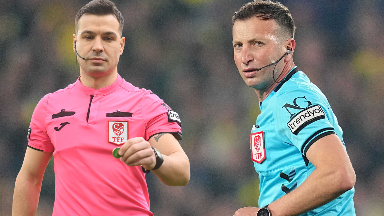 Fenerbahçe-Beşiktaş, Trabzonspor-Galatasaray derbilerinin hakemleri belli oldu
