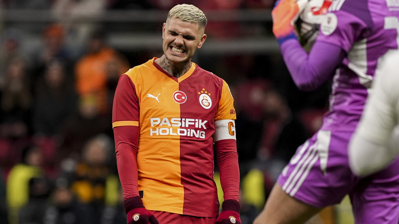 Galatasaray'da Mauro Icardı tam bıçak sırtı denilen yerde