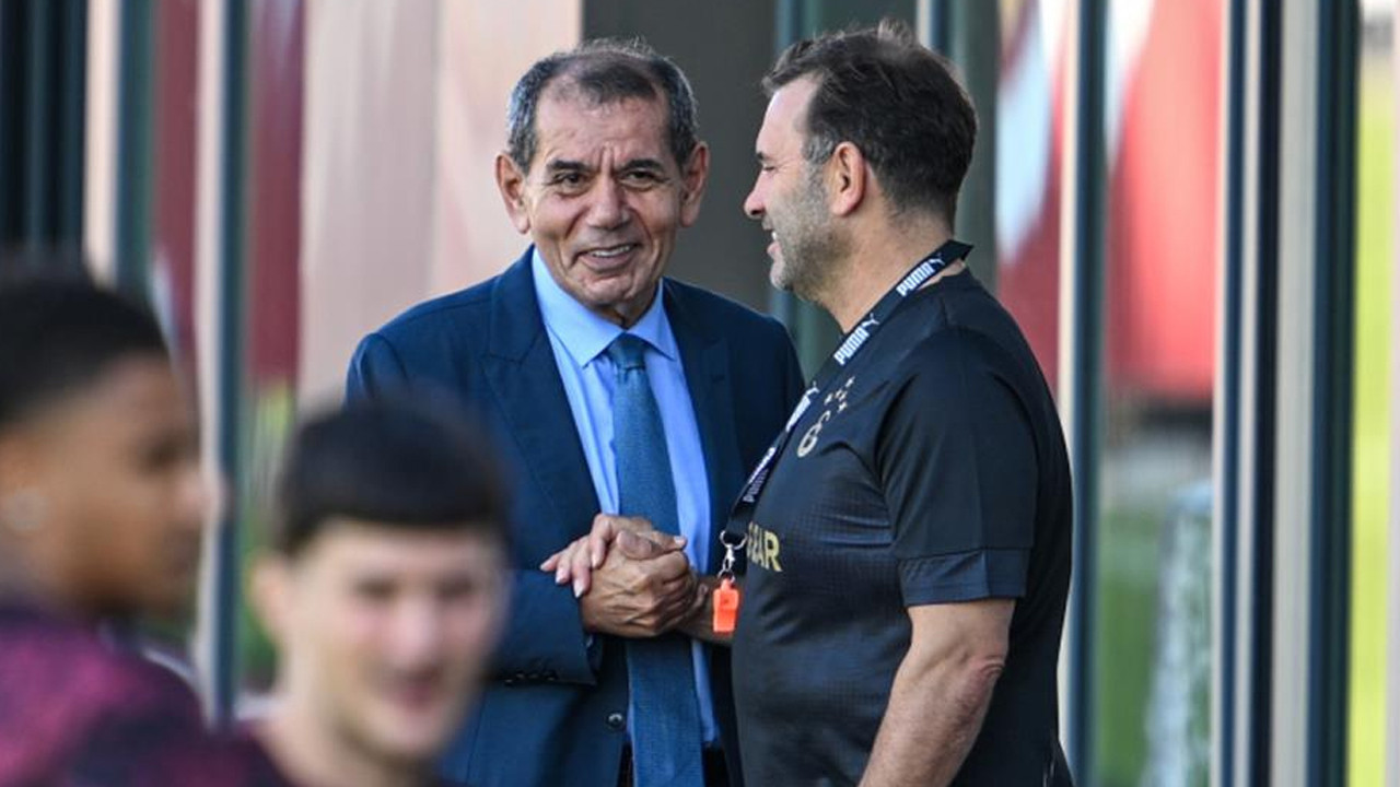 Dursun Özbek'ten hem Okan Buruk'a: Seninle 4. değil 5. şampiyonluğa yürüyeceğiz