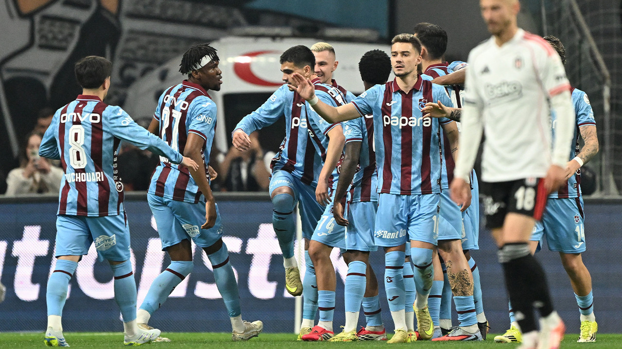 Beşiktaş sahasında Trabzonspor'u mağlup etti!