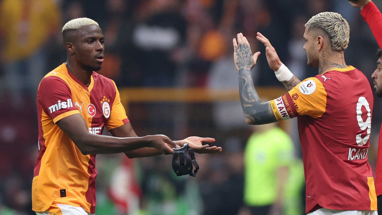 Galatasaray'ın yarısı Osimhen ile Icardi! 106 golü yarısında isimleri var