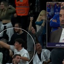 Ergin Ataman'ın oğlu sevindi! Arda Turan'ın önünde yazan dikkat çekti