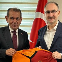 Dursun Özbek'ten Türkiye Kayak Federasyonu Başkanı Süleyman Şahin'e ziyaret