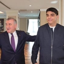 Bakan Osman Aşkın Bak, futbol analisti Emir Dağlı'yı kabul etti