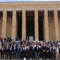 Süper Lig’e yükselen Gençlerbirliği, takım halinde Anıtkabir'i ziyaret etti