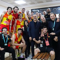 Göztepe potada şampiyonluk için parkede