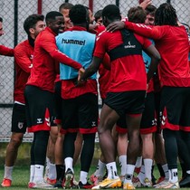 Samsunspor'un Sivasspor maçı hazırlıkları devam etti