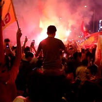 Galatasaray'ın şampiyonluk kutlamaları Nevşehir, Sivas, Kırşehir ve Yozgat'ta sürdü