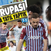 Trabzonspor'un Avrupa şansı kalmadı, yerel basın isyan etti: "Ne Avrupası Bodrum’da tatil yaptık"