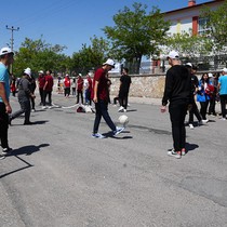 Bu sokağa giren herkes spor yapıyor