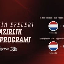 A Milli Erkek Voleybol Takımı hazırlık maçlarını Hollanda'da oynayacak