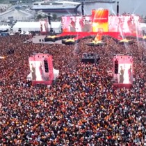 Galatasaray taraftarı Yenikapı'da rekor kırdı