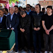 Murat Özkaya'nın babası Ömer Sıtkı Özkaya, son yolculuğuna uğurlandı
