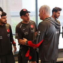 ABD ve Meksika maçı öncesi A Milli Takım'da bayramlaşma yapıldı