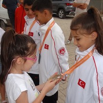 Şanlıurfalı 10 yaşındaki karateci Arin Vefa, Balkan şampiyonu oldu