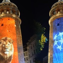 Galatasaray Galata Kulesi'nde şov yaptı! Sane'nin videosunda Bernardo Silva detayı