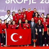 U17 Kadınlar Avrupa Güreş Şampiyonası’nda Türkiye üst üste 3. kez zirvede