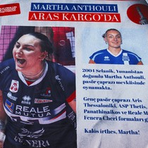 Aras Kargo, Yunan voleybolcu Martha Anthouli'yi transfer etti