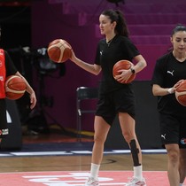 A Milli Kadın Basketbol Takımı, Almanya maçı hazırlıklarını sürdürdü