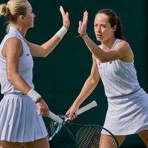 Zeynep Sönmez, Wimbledon'da çiftlerde 2. turda elendi