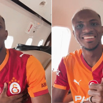 Galatasaray'ın yeni transferi Victor Osimhen İstanbul'a geldi