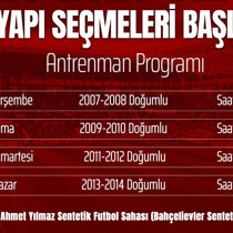 Elazığspor altyapısına futbolcu arıyor! Seçmeler başlıyor