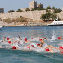 Bodrum'da "Sağlığa Kulaç At" etkinliği düzenlendi