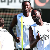 Beşiktaş’ta Ndidi takımla ilk antrenmanına çıktı