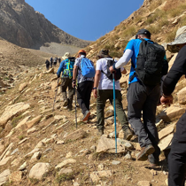 Doğaseverler, Gevaş-Bahçesaray arasında 20 kilometrelik tarihi kervan yolunda yürüdü
