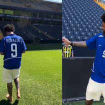 Fenerbahçe'nin unutulmaz ismi Kadıköy'e geldi! Ronaldo formasıyla stadı gezdi