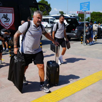 Samsunspor, Panathianikos maçı için Atina'ya gitti